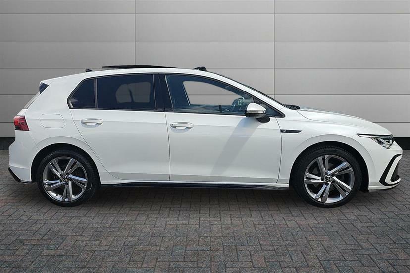 Volkswagen Golf 2.0 Tdi 150 R-line Dsg White #4