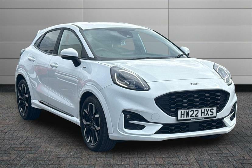 Ford Puma 1.0 Ecoboost Hybrid Mhev 155 St-line X White
