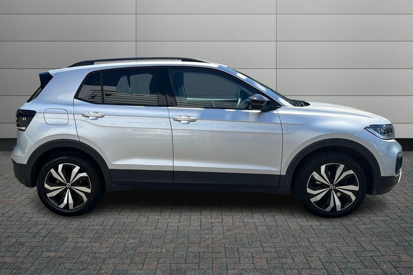 Volkswagen T-Cross 1.0 Tsi Black Edition Suv 110 P EX73VUD Silver #4