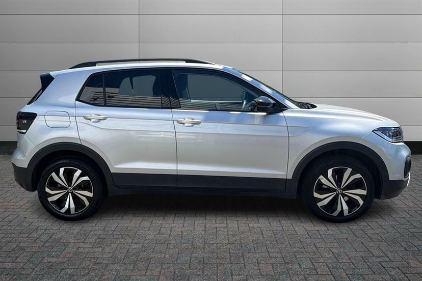 Volkswagen T-Cross 1.0 Tsi 110 Black Edition Silver #4