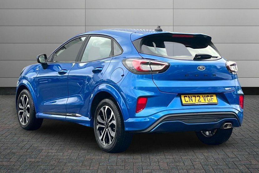 Ford Puma 1.0T Ecoboost Mhev St-line Suv Hybrid D CN72VGF Blue #3