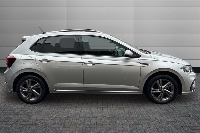 Volkswagen Polo 1.0 Tsi R-line Dsg Silver #4