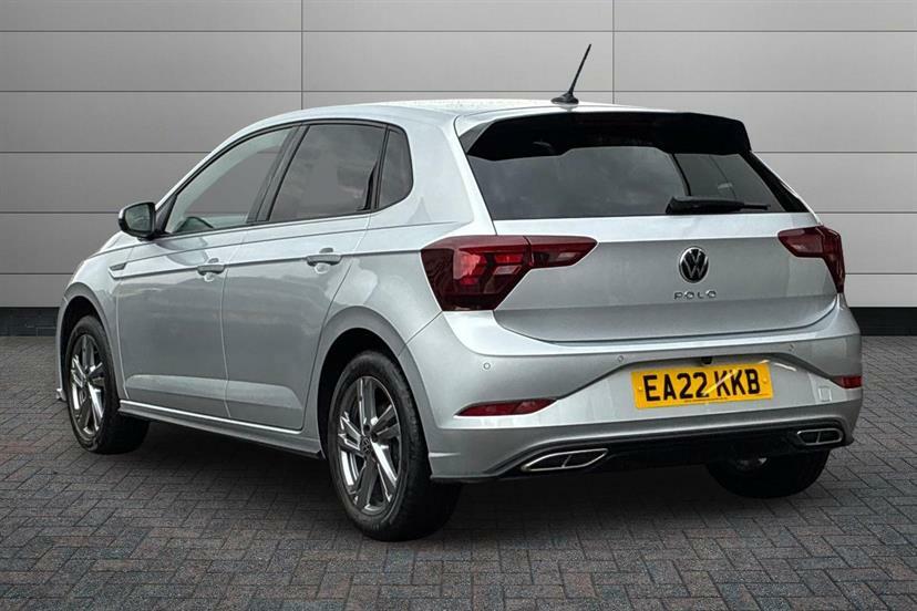 Volkswagen Polo 1.0 Tsi R-line Dsg Silver #3