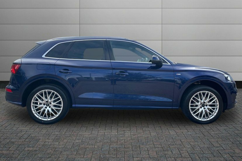 Audi Q5 2.0 Tfsi S Line Suv S Tronic Quattro 2 EK67NVU Blue #4