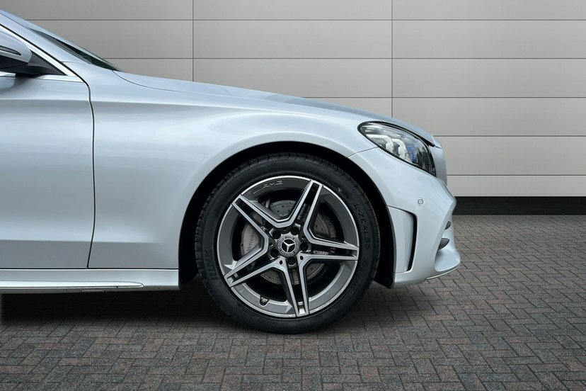 Mercedes-Benz C Class C220d Amg Line Premium Saloon AE70LNH Grey #4