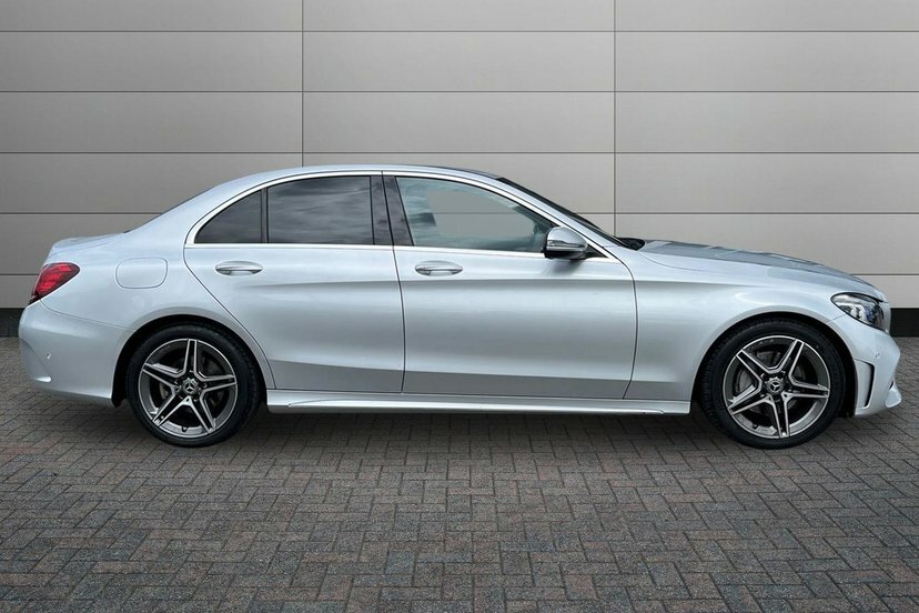 Mercedes-Benz C Class C220d Amg Line Premium Saloon AE70LNH Grey #3