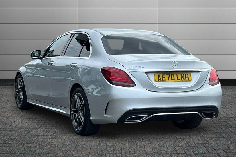 Mercedes-Benz C Class C220d Amg Line Premium Saloon AE70LNH Grey #2