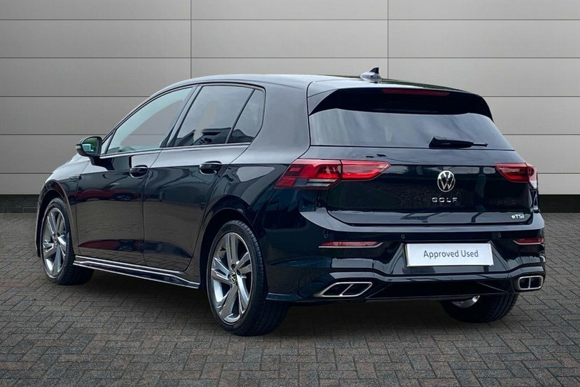 Volkswagen Golf 1.5 Etsi Mhev R-line Hatchback Hybrid D RE71XSJ Black #3