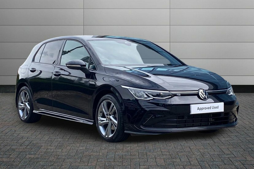 Volkswagen Golf 1.5 Etsi Mhev R-line Hatchback Hybrid D Black