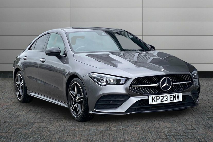 Mercedes-Benz CLA Class Cla200 Amg Line Premium Coupe Grey