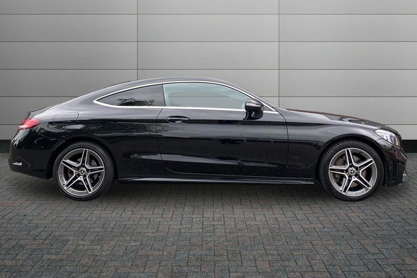 Mercedes-Benz C Class 2.0 C300 Amg Line Premium Coupe G-tro FP70CVY Black #3