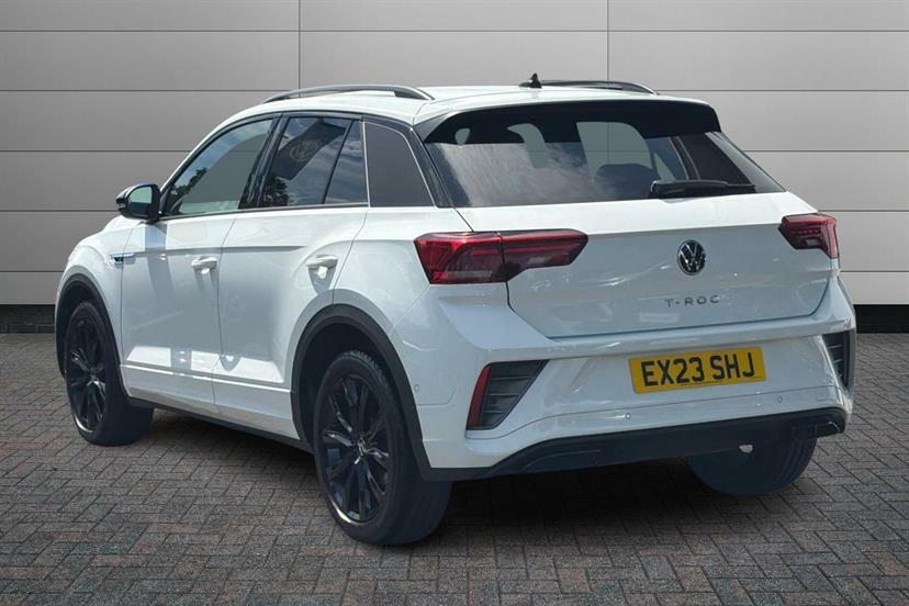 Volkswagen T-Roc 1.5 Tsi R-line Dsg White #3