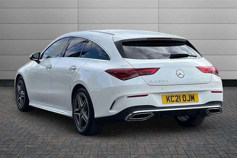 Mercedes-Benz CLA Class 220D Amg Line Premium Plus Tip White #2