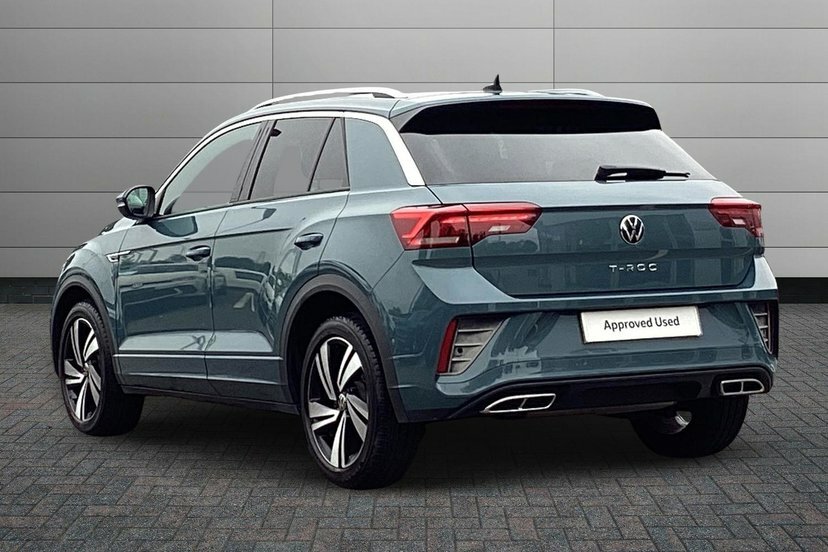 Volkswagen T-Roc 1.5 Tsi R-line Suv Dsg 150 Ps KM72ZMU Blue #3