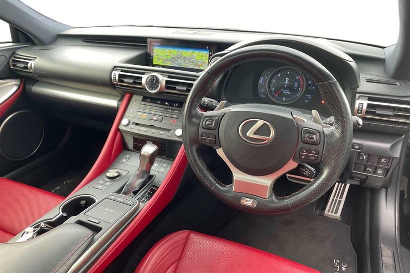 Lexus RC 300H F Sport White #12