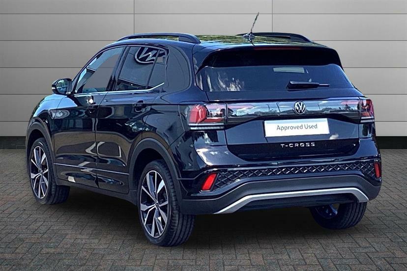 Volkswagen T-Cross 1.0 Tsi 115 R-line Dsg Black #3