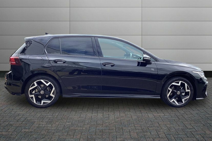 Volkswagen Golf 1.5 Etsi Mhev R-line Hatchback Hybrid D GJ75NLY Black #4