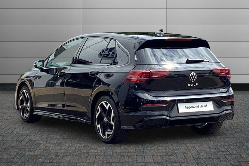 Volkswagen Golf 1.5 Etsi Mhev R-line Hatchback Hybrid D GJ75NLY Black #3