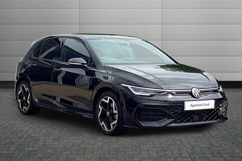 Volkswagen Golf 1.5 Etsi Mhev R-line Hatchback Hybrid D Black