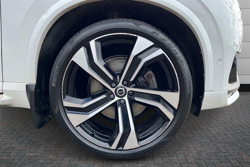 Volvo XC90 2.0 B5d 235 R Design Pro Awd Geartronic White #5
