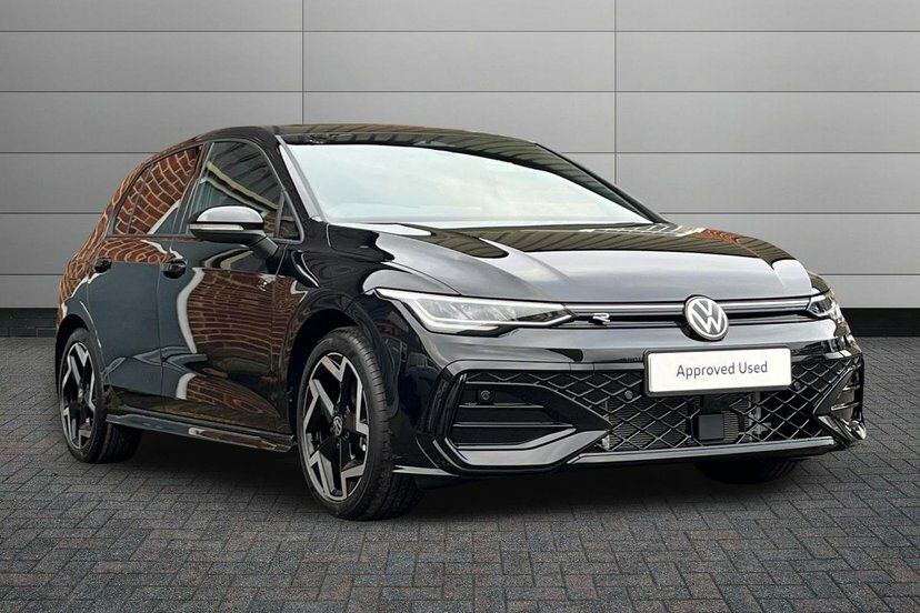 Volkswagen Golf 1.5 Etsi Mhev R-line Hatchback Hybrid D Black