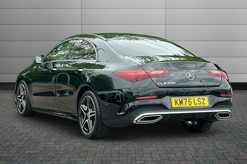 Mercedes-Benz CLA Class Cla200 Amg Line Executive Coupe Black #2