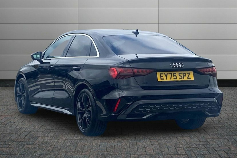Audi A3 1.5 Tfsi S Line Saloon S Tronic 116 Ps EY75SPZ Black #3
