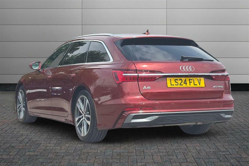 Audi A6 40 Tfsi S Line S Tronic Red #2