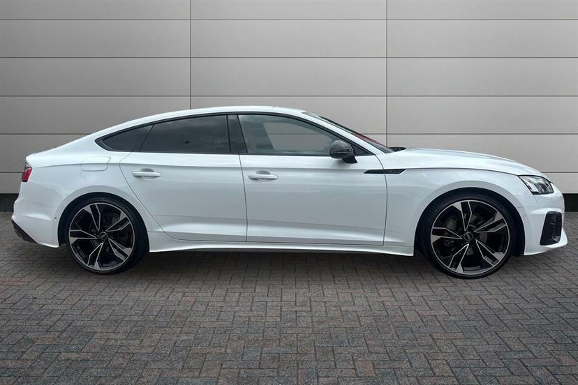 Audi A5 40 Tfsi 204 Black Edition S Tronic White #4