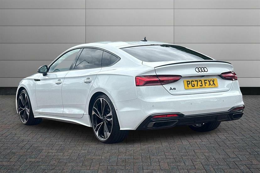 Audi A5 40 Tfsi 204 Black Edition S Tronic White #3