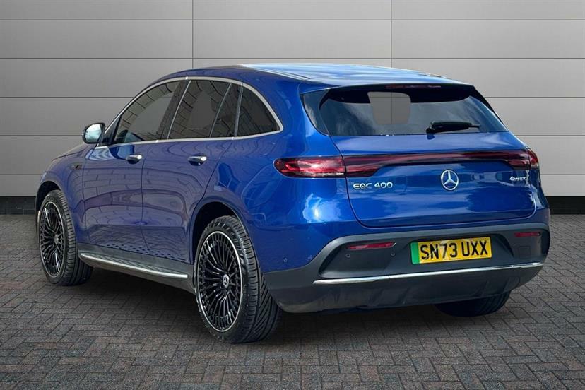 Mercedes-Benz EQC 400 300Kw Amg Line Premium Plus 80Kwh Blue #2