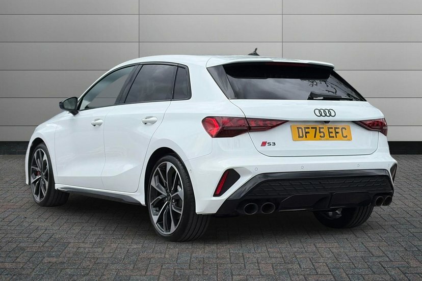 Audi S3 2.0 Tfsi Black Edition Sportback S Tron DF75EFC White #3