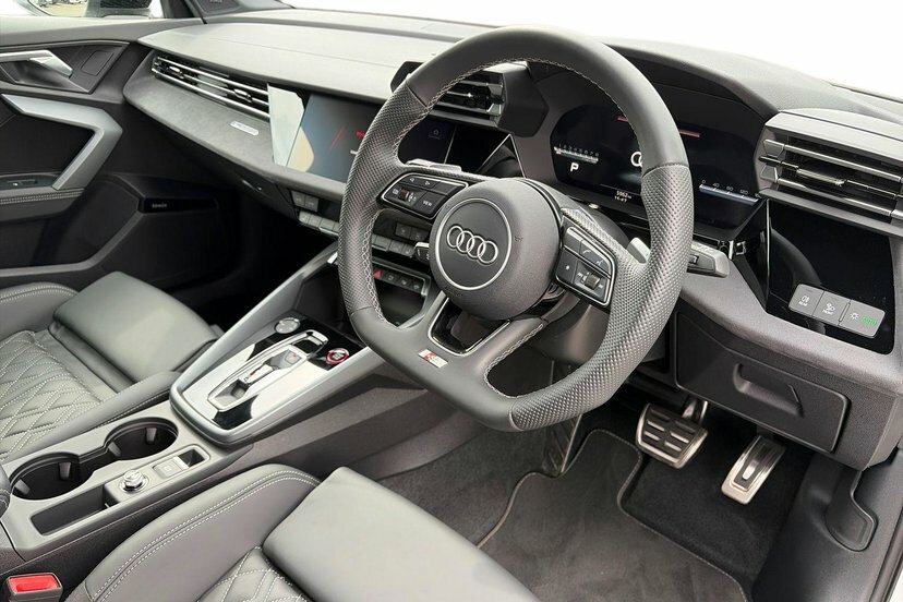 Audi S3 2.0 Tfsi Black Edition Sportback S Tron DF75EFC White #6