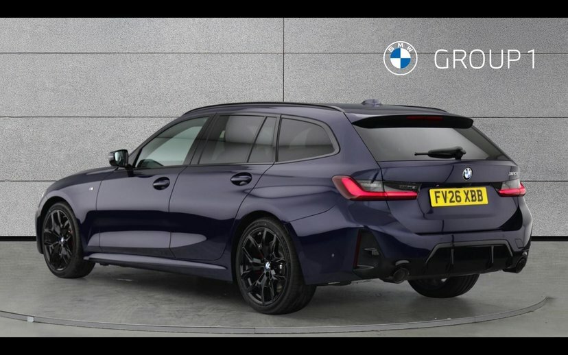 BMW 3 Series 320I M Sport Pro Touring FV26XBB Blue #2