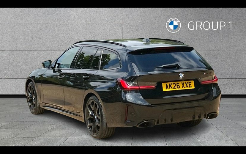 BMW 3 Series M340i Xdrive Touring Black #2