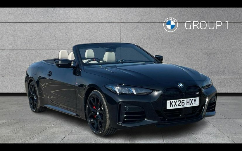 BMW 4 Series M440i Xdrive Convertible Black