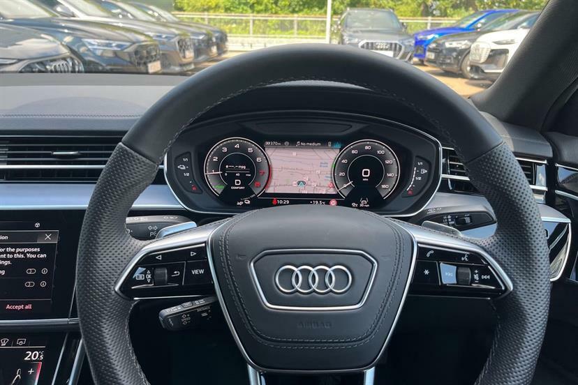 Audi A8 3.0 Tdi V6 50 Black Edition Saloon Tipt FX75UAK Black #17