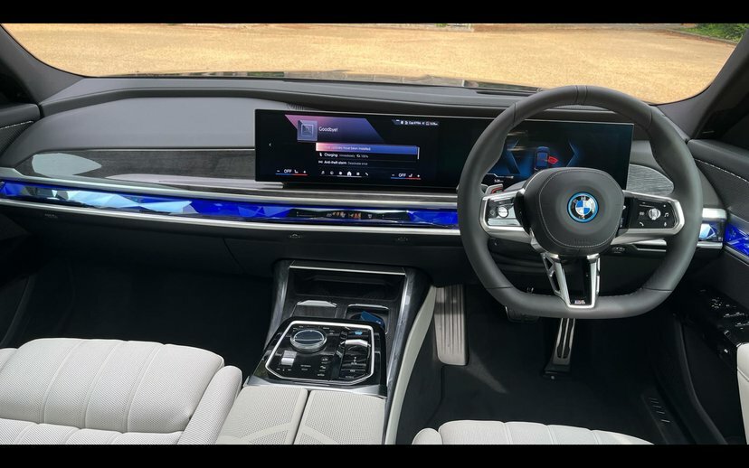 BMW i7 I7 Edrive50 M Sport Black #4