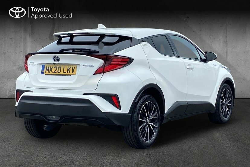 Toyota C-Hr 1.8 Vvt-h Excel Suv Hybrid Cvt 122 Ps MK20LKV White #2