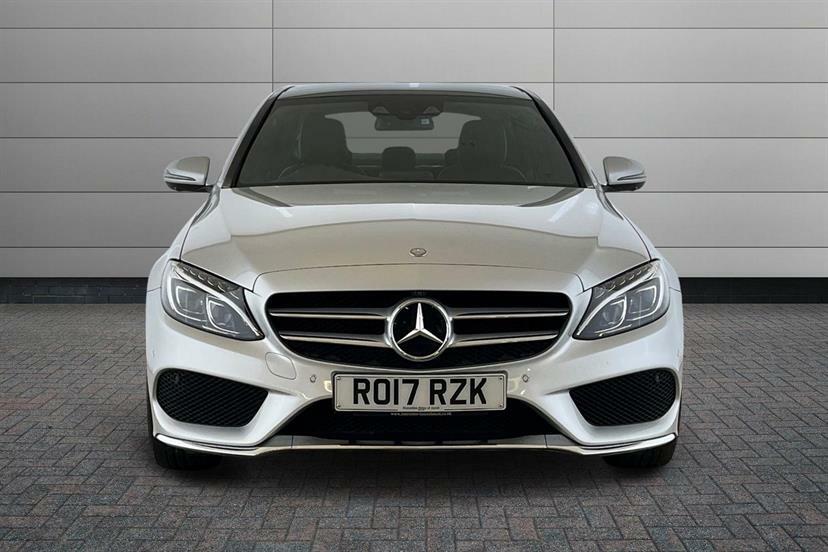 Mercedes-Benz C Class C 220 D Amg Line Premium Blue #11