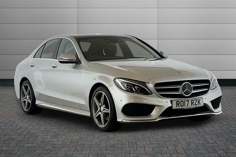 Mercedes-Benz C Class C200 Amg Line Premium 9G-tronic Silver