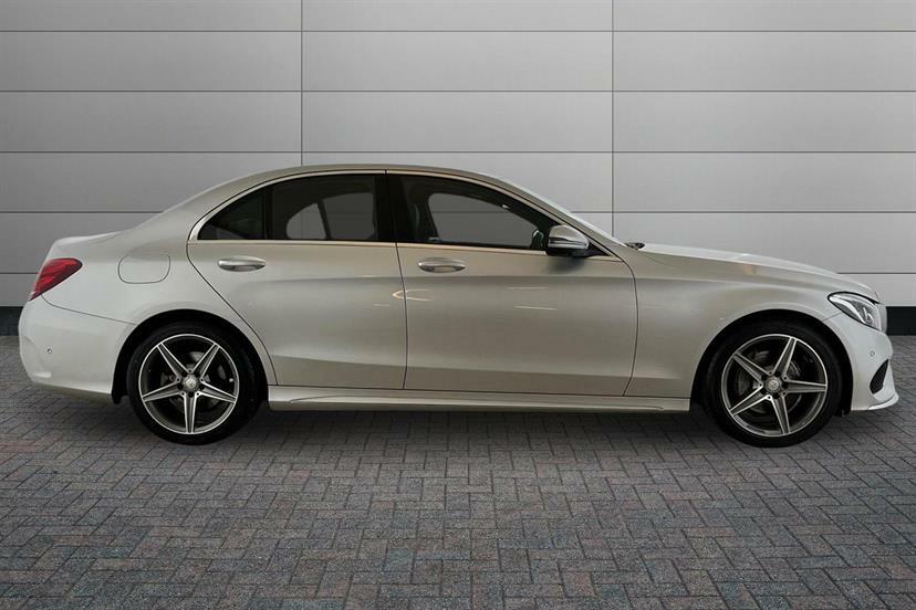 Mercedes-Benz C Class C200 Amg Line Premium 9G-tronic Silver #3