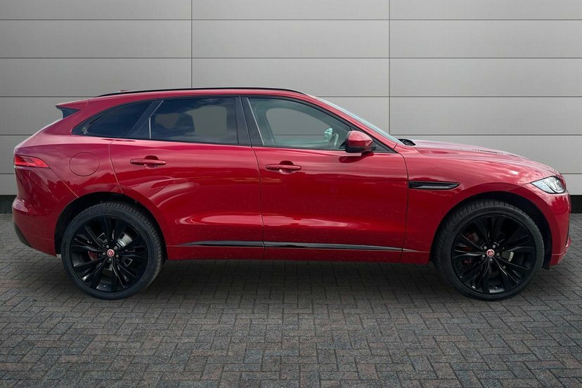 Jaguar F-Pace 3.0 D300 V6 S Suv Awd 300 Ps OV18JHH Red #4