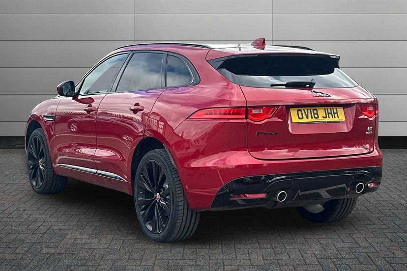 Jaguar F-Pace 3.0 D300 V6 S Suv Awd 300 Ps OV18JHH Red #3