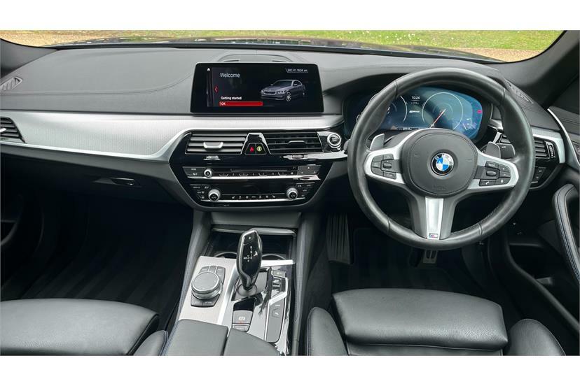BMW 5 Series 530E M Sport Blue #4