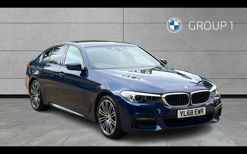 BMW 5 Series 530E M Sport Iperformance Saloon Blue