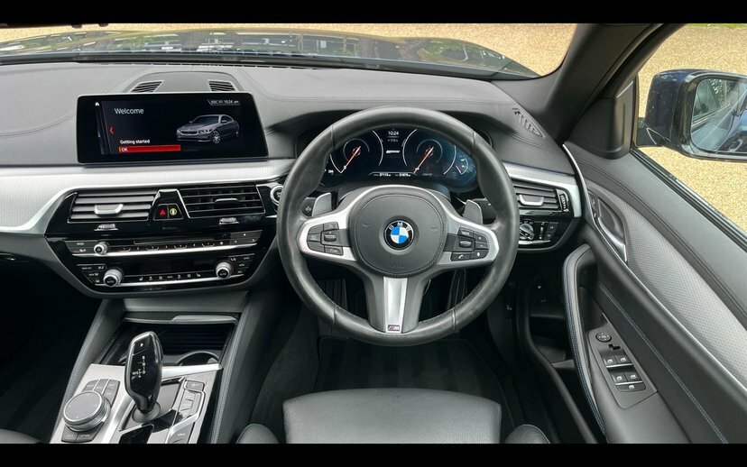 BMW 5 Series 530E M Sport Iperformance Saloon Blue #5
