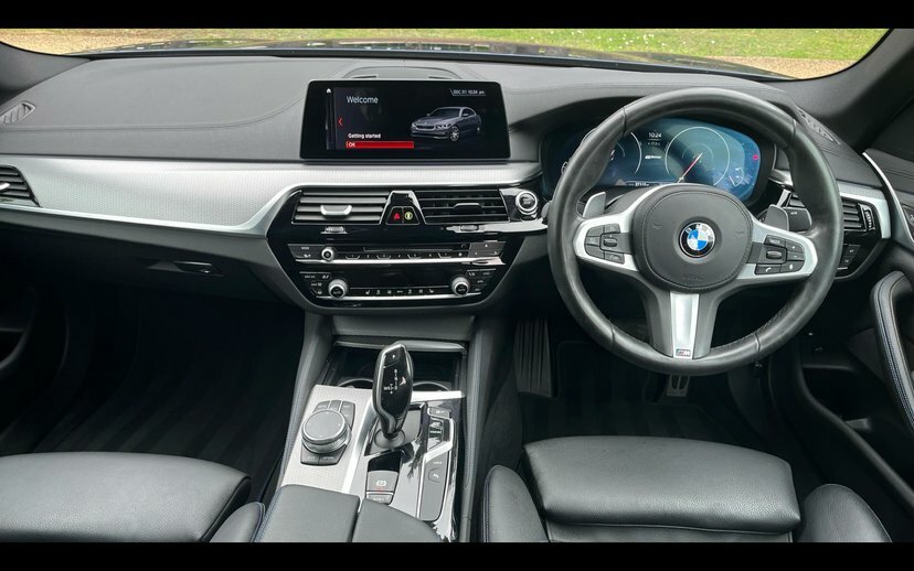 BMW 5 Series 530E M Sport Iperformance Saloon Blue #4