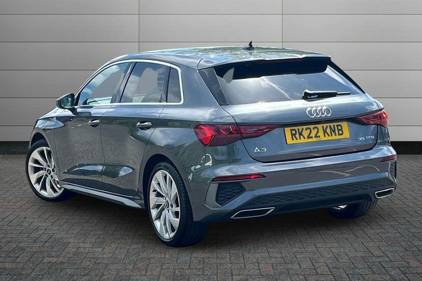 Audi A3 1.5 Tfsi 35 S Line Sportback S Tronic RK22KNB Grey #3