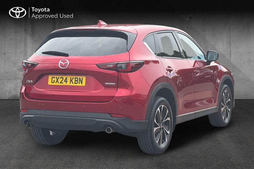 Mazda CX-5 2.0 E-skyactiv G Mhev Exclusive-line Red #2